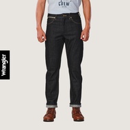 WRANGLER กางเกงยีนส์ ริมทองผู้ชาย คอลเลคชั่น Everyday with Wrangler เอวกลาง ทรงตรง รุ่น WR S125MMWZN