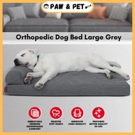 Orthopedic Pet Dog Mat Bed Sofa High Elasticity Soft Comfortable Sponge Bed Mattress Grey Bed For Ca