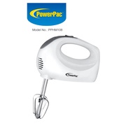 PowerPac Hand Mixer With 5 Speeds &amp; Eject Function (PPHM108)