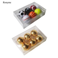 Ronyme 6 Novelty Golf Balls, Fun Gifts, Collectible, 1.68 Inch, Boxed, Funny Golf Accessories for Ou