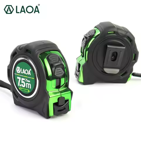 LAOA Mn Steel Tape Measure 3/5/7.5/10m Portable Roulette Double-sided Steel Tape Waterproof Distance