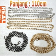 Small flat strap chain sling bag strap chain chain bag strap chain 2.4