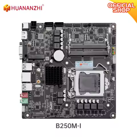 HUANANZHI B250M I ITX Motherboard Intel LGA 1151 Support 6/7/8/9 generation DDR3 1866 1600 1333 M.2