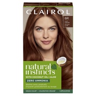 Natural Instincts Demi-Permanent Hair Dye, 6R Light Auburn Hair Color, Pack of 1