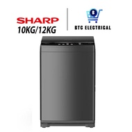 Sharp 10kg / 12kg Fully Auto Inverter Washing Machine ESW10SM / ESW12SM Washer