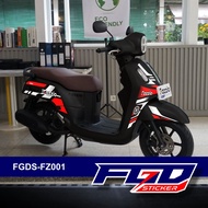 Yamaha Fazio Graphic FGDS-FZ001 Striping Sticker