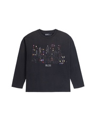 Night Light Long Sleeve Brown Fade / เสื้อยืดแขนยาว