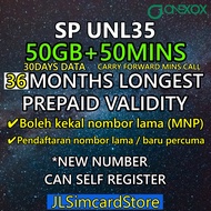 XOX SIM CARD onexox prepaid ultimate 35 010 number self register J3