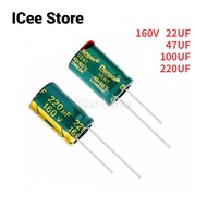 10Pcs/5Pcs Aluminum Electrolytic Capacitor 160V High Frequency Low ESR 160V 22UF 47UF 100UF 220UF