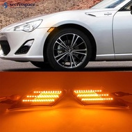 SECRETSPACE 2Pcs Car LED Dynamic Turn Signal Lights Side Marker Indicator Sequential Lamp For Toyota