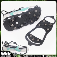 1 Pair Ice Gripper Anti-slip Shoes 8 Nails Hiking Cleats Spikes Crampons Covers Ice Gripper Hiking S