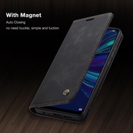 CaseMe Wallet Phone Case For Samsung A30 Magnetic 360 Retro Leather Credit Card Money Slot Back Cove