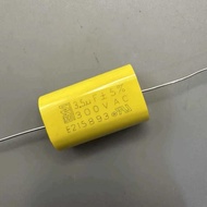 1.2/2/2.2/2.5/3/3.5/4/5uf 300V Audio Crossover Capacitor Polarized Axial Capacitor High Voltage