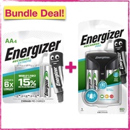 Energizer Recharge Pro Charger CHPRO + Recharge Extreme AA4