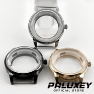 PALUXEY NH35 40MM Rose Gold Cocktails Stainless Steel S Crown Watch Case Fit for NH34 NH35 NH36 NH38