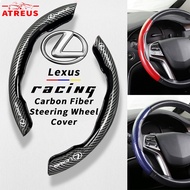 Lexus Carbon Fiber Steering Wheel Cover Anti Slip Car Steering Wheel Protector Cover For Lexus rx 570 RX300 LX570 CT200H NX250 RX350 LX470 IS NX ES