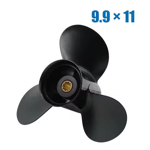 9.9x11 Propeller For Tohatsu Mercury Nissan 25HP 28HP 30HP Outboard Motor Aluminum Alloy Propeller 1