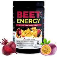 Nutrology Beet Energy O2, Serbuk Pra Senaman, Tenaga, Daya Tahan & Penggalak Nitrik Oksida dengan Se