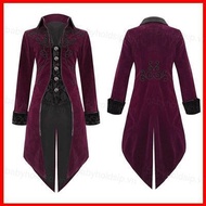 Vintage Men's Tailcoat Jacket - Goth Steampunk Party Outfit