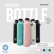FJBOTTLE - 1000ml Stainless Steel Vacuum Flask Thermos Bottle SUS 304 Sports Tumbler Drinking Bottle