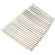 Guitar Frets, 24 Pcs Guitar Fret Wire Set Stainless Steel Guitar Fret Wire Replacement Guitar Fret W