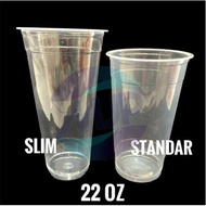 22 SLIM Glasses (50 pcs) - SLIM Glasses - Plastic Glasses size 22 - SOLO ICE TEA Glasses