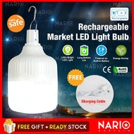 NARIO USB Rechargeable Water Resistant 3 Adjustable Brightness 50W LED Bulb Light Camping Light Lamp