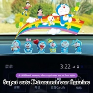 Doraemon Mini Ornaments 6pcs Car Cartoon Car Center Console Accessories