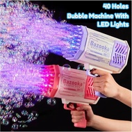 Mainan Belon Buih 132 Holes Bubble Gun Machine Bubble toys New Models Bubble Machine Toys for Kids G