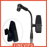 [Finevips] Instrument Microphones Clip Universal Condenser Studio Recordings