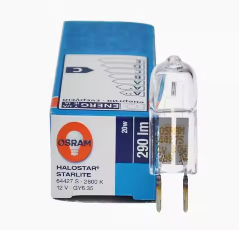 OSRAM 64427S 12V 20W GY6.35 Halogen Lamp 64427 S 12V 20W HALOSTAR Bulb,it is differ from G4 base Typ