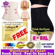 Bengkung【free Eye Mask】Plus Size Super Slim Bengkung Premium Quality 4 Bengkung Bones Corset Slimmin