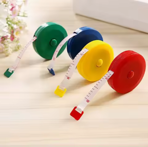 Roll-up Measuring Tape Fitness Body Measurement Tape Essential Measurement Tools for Home Workouts