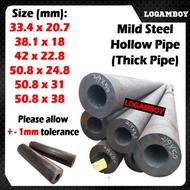 HOLLOW PIPE THICK PIPE MILD STEEL MS BESI PAIP TEBAL BUSH BUSHING 20MM 30MM 35MM 33MM 38MM 24MM 50MM 40MM 42MM