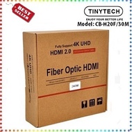 TINYTECH FIBER OPTIC 4K V2.0 HDMI CABLE 30M LENGTH