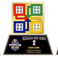 BARANG TERLARIS !!! Plakat Akrilik Custom/Piala Juara/Piala Akrilik 1 Set Juara PACKING AMAN