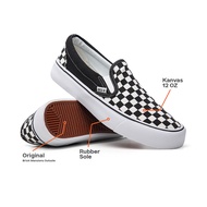 Brick Mansions - Mission Black - White CB Slip On Casual Sneakers for Men and Women