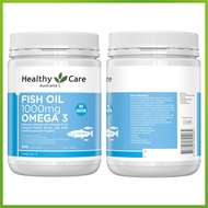 (Exp.10/2026)Healthy care fish oil 1000mg Omega-3 400 เม็ด