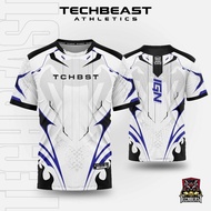 Techbeast Viper Esports Jersey T-shirt Full Sublimation ( CUSTOM TEAM NAME + IGN )