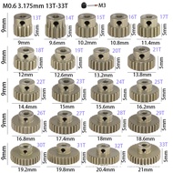 Gear M0.6Model 3.175Hole 13-33T 7075Aluminum alloy hard anodized 1/10Climbing vehicle motor decelera