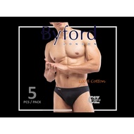 ByFord Five Pcs 100% Pure Cotton Men Mini Brief (BUD5109)