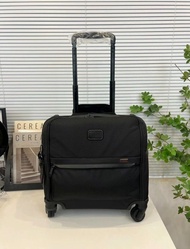 💜TUMI 途明 14吋 2603624 Alpha 3彈道尼龍機長箱 行李箱 登機箱 拉桿箱 軟箱輕便四輪公文包 便攜 商務 出差 旅行Captain case suitcase boarding 