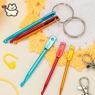 Crochet Keychain, Crochet, Crochet Tool Color Short Crochet Set