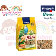 Vitakraft Birds Menu Budgie 1kg Parrot Bird Food Diet