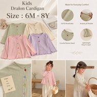 BBKid🦄️Kid 6M-8Y Long Sleeves Dralon Top Cardigan Shirt NUU001