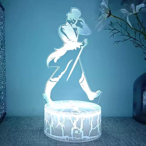 Johnnie Walker Whisky Logo 3d Led Lamp For Bedroom Colorful Usb Rgb Night Lights Bar Room Decor Wine