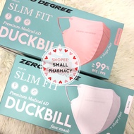 Zero Degree Slim Fit Premium Medical 6D DuckBill Face Mask 20s ( White / Rose Gold / Black ) V-shape