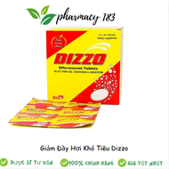 Viên Sủi Làm Hỗ trợ tiêu hoá Giảm đầy hơi khó tiêu DIZZO Effervescent Vị Cam