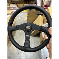 HONDA STEERING GRADE AAA MUGEN CIVIC TYPE R DC5 ALCANTARA / LEATHER STEERING WHEEL 14''