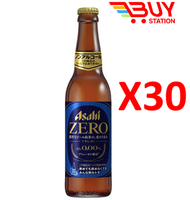 Asahi 支裝啤酒 無酒精 啤酒 334ml x30支/箱 Asahi Zero濃郁麥香啤酒飲品  平行進口 074731X30